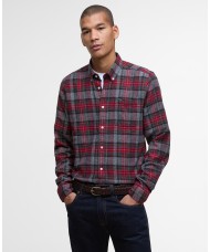 Barbour Men's Ashroad Check Tailored Fit Shirt In Red - MSH5651RE51