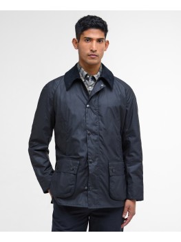 Barbour Ashby Waxed Jacket In Navy Blue - MWX0339NY92