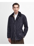 Barbour Ashby Waxed Jacket In Navy Blue - MWX0339NY92