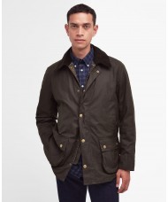 Barbour Ashby Waxed Jacket In Olive - MWX0339OL71