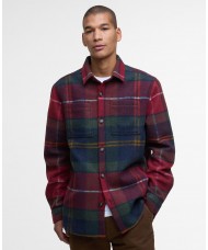Barbour Chapter Check Overshirt In Winterberry Tartan - MOS0400TN69