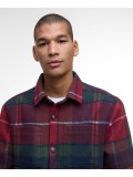 Barbour Chapter Check Overshirt In Winterberry Tartan - MOS0400TN69