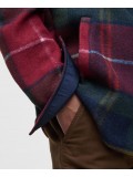 Barbour Chapter Check Overshirt In Winterberry Tartan - MOS0400TN69