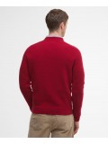 Barbour Grangetown Merino Wool Crew Neck Sweater In Biker Red - MKN1584RE32