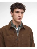 Barbour Moleskin Overshirt In Dark Sand - MOS0445SN71