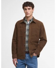 Barbour Moleskin Overshirt In Dark Sand - MOS0445SN71