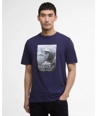 Barbour Steve McQueen Port T-Shirt In Royal Blue - MTS1481BU73