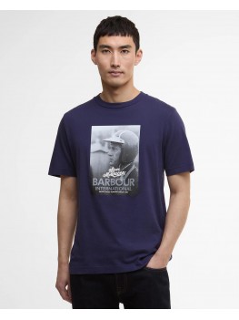 Barbour Steve McQueen Port T-Shirt In Royal Blue - MTS1481BU73