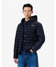 Lacoste Men’s Water-Repellent Quilted Puffed Jacket In Navy Blue BH2909 00 HDE