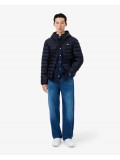 Lacoste Men’s Water-Repellent Quilted Puffed Jacket In Navy Blue BH2909 00 HDE