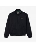 Lacoste Men’s Water-Repellent Twill Harrington Jacket in Navy Blue - BH7186 00 HDE Lacoste Men’s Water-Repellent Twill Harrington Jacket in Navy Blue - BH7186 00 HDE