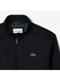 Lacoste Men’s Water-Repellent Twill Harrington Jacket in Navy Blue - BH7186 00 HDE Lacoste Men’s Water-Repellent Twill Harrington Jacket in Navy Blue - BH7186 00 HDE