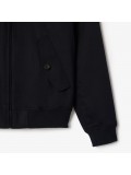 Lacoste Men’s Water-Repellent Twill Harrington Jacket in Navy Blue - BH7186 00 HDE Lacoste Men’s Water-Repellent Twill Harrington Jacket in Navy Blue - BH7186 00 HDE
