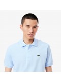 Lacoste Men's Classic Fit Polo Shirt In Light Blue L1212 T01 Lacoste Men's Classic Fit Polo Shirt In Light Blue L1212 T01