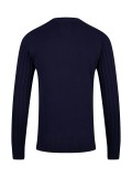 Luke Mitcham Cable Knit Sweater In Navy Blue -  M810650 Luke Mitcham Cable Knit Sweater In Navy Blue -  M810650