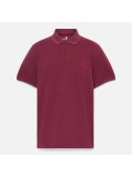 Timberland Men's Millers River Pique Polo Shirt In Burgundy - TB0A6VDP 648
