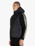 Luke Bubbla Hood 2000 Gilet In Black - M680706 Luke Bubbla Hood 2000 Gilet In Black - M680706