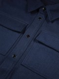Luke Ettrick Overshirt In Dark Navy - M780950 Luke Ettrick Overshirt In Dark Navy - M780950