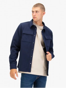 Luke Ettrick Overshirt In Dark Navy - M780950 Luke Ettrick Overshirt In Dark Navy - M780950