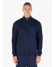 Luke Sutton 1000 Zip Through Sweat 350GSM In Navy Blue - M810361 Luke Sutton 1000 Zip Through Sweat 350GSM In Navy Blue - M810361