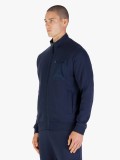 Luke Sutton 1000 Zip Through Sweat 350GSM In Navy Blue - M810361