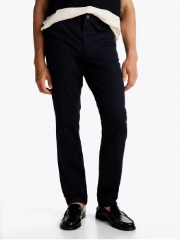 Tommy Hilfiger Denton - Straight Leg Trouser In Navy Blue - MW0MW40915 - DW5 Tommy Hilfiger Denton - Straight Leg Trouser In Navy Blue - MW0MW40915 - DW5