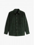 Tommy Hilfiger Relaxed Corduroy Overshirt In Riverbed Green Cord - MW0MW404890H9 Tommy Hilfiger Relaxed Corduroy Overshirt In Riverbed Green Cord - MW0MW404890H9