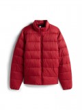 Tommy Hilfiger Mid Weight Stand Up Collar Quilted Jacket In Red - MW0MW41982 XIT