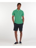 Barbour Washed Sports Pique Polo Shirt In Dusty Mint - MML1127GN45