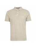 Barbour Drayton Linen & Cotton Tailored Polo Shirt In Mist - MML1455BE12