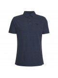 Barbour Drayton Linen Tailored Polo Shirt In Navy Blue - MML1455NY91