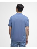 Barbour Lightweight Pique Essential Polo Shirt In Washed Blue - MML1467BL45