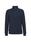 Barbour International Samuel Half-Zip Sweatshirt In Navy Blue - MOL0679NY91
