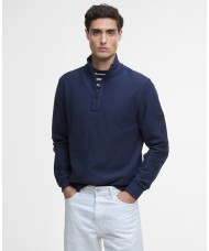 Barbour International Samuel Half-Zip Sweatshirt In Navy Blue - MOL0679NY91