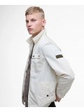 Barbour International Inline Overshirt In Oyster Grey - MOS0386GY55