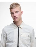 Barbour International Inline Overshirt In Oyster Grey - MOS0386GY55