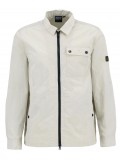 Barbour International Inline Overshirt In Oyster Grey - MOS0386GY55