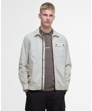 Barbour International Inline Overshirt In Oyster Grey - MOS0386GY55