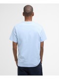 Barbour Crew Neck Logo Tee In Ocean Sky Blue - MTS0531BU61