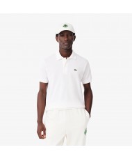Lacoste Men's Classic Fit Pique L1212 Polo Shirt In White