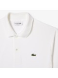 Lacoste Men's Classic Fit Pique L1212 Polo Shirt In White