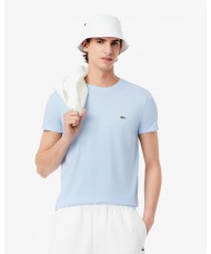 Lacoste Men's Crew Neck Pima Cotton Jersey T-shirt In Light Blue - TH6709 00 T01 