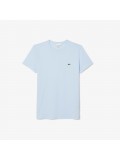 Lacoste Men's Crew Neck Pima Cotton Jersey T-shirt In Light Blue - TH6709 00 T01 
