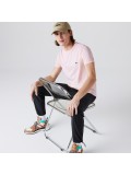 Lacoste Men's Crew Neck Pima Cotton Jersey T-shirt In Pale Pink - TH6709 00 T03