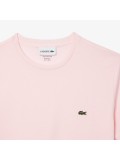 Lacoste Men's Crew Neck Pima Cotton Jersey T-shirt In Pale Pink - TH6709 00 T03