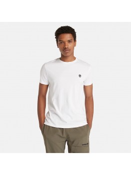 Timberland Men's Dunstan River Slim Fit T Shirt In White - TB 0A2BPRA100