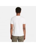 Timberland Men's Dunstan River Slim Fit T Shirt In White - TB 0A2BPRA100