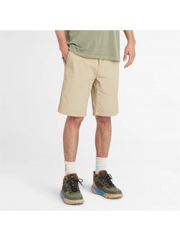 Timberland Men's Poplin Chino Shorts for Men in Beige - TB0A5U2KDH4