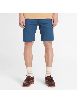 Timberland Men's Poplin Chino Shorts for Men in Blue - TB0A2DFM 288