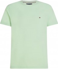 Tommy Hilfiger Stretch Slim Fit T-Shirt In Opal Green  - Style MW0MW10800LXY